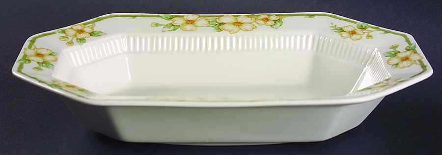 Dogwood 10" Oval Vegetable Bowl by Nikko-1