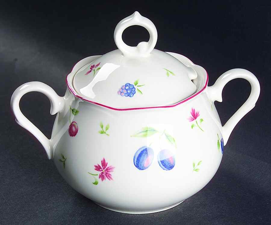 Dorchester Sugar Bowl & Lid by Nikko-1