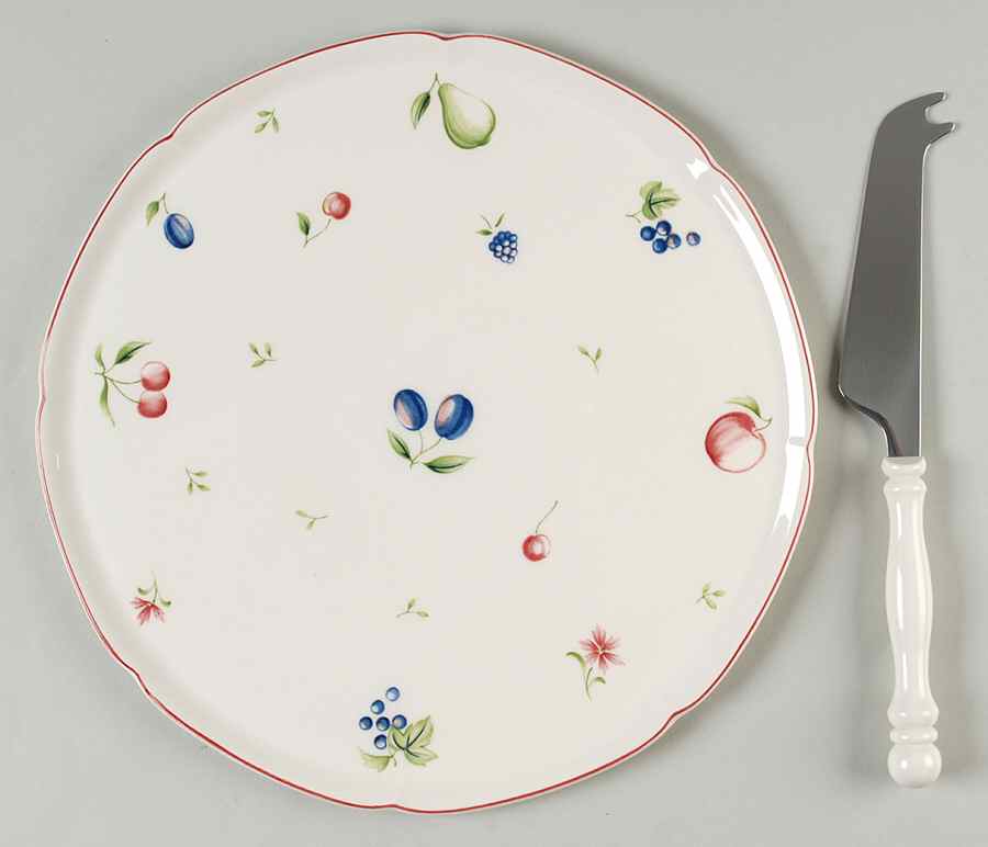 Dorchester 2 Piece Cheese Dish and Knife Set by Nikko-1