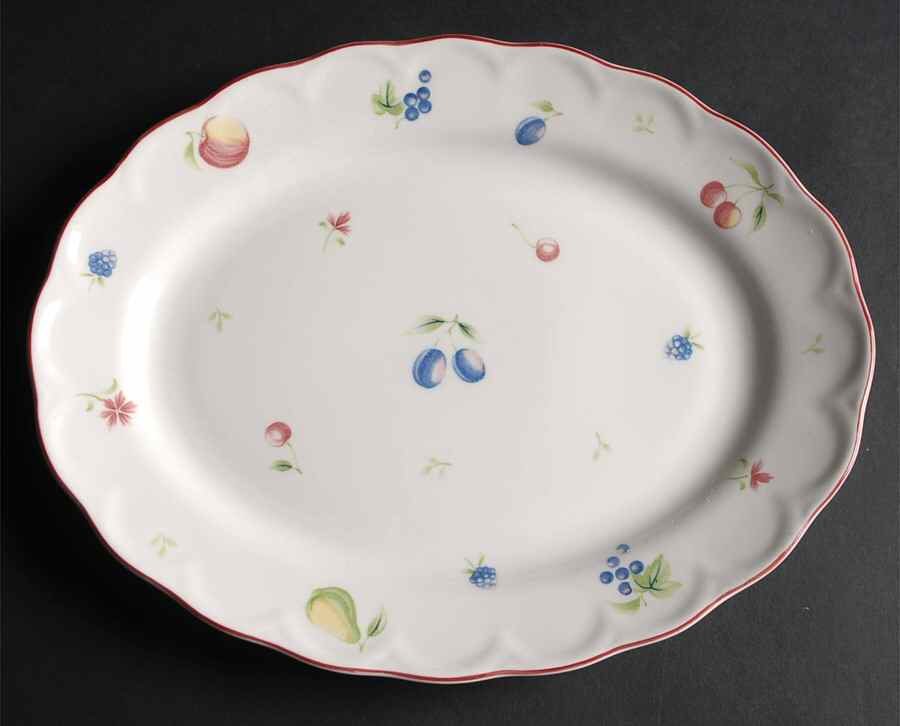 Dorchester 11" Oval Serving Platter by Nikko-1