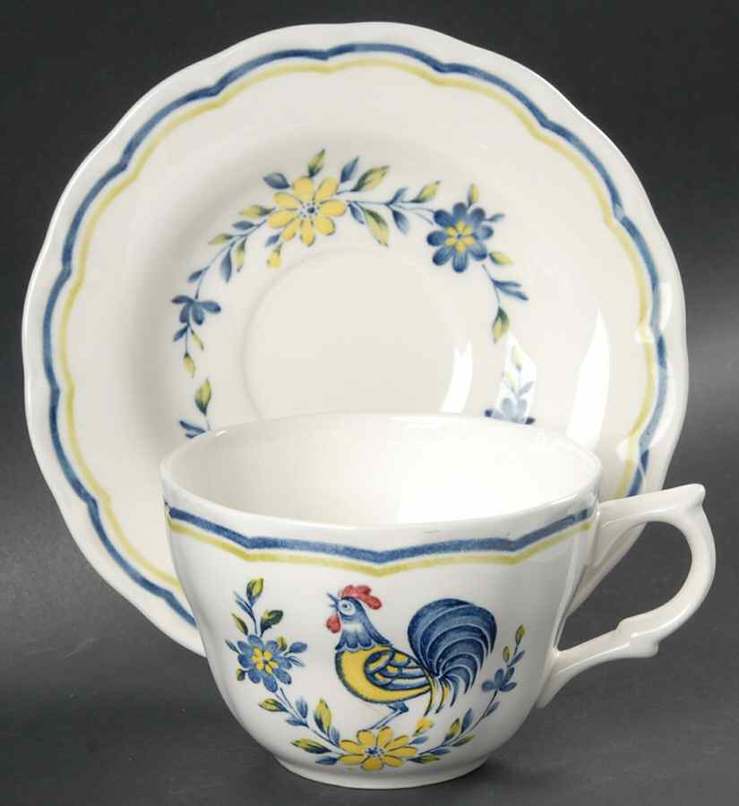 Early Bird Flat Cup & Saucer Set by Nikko-1