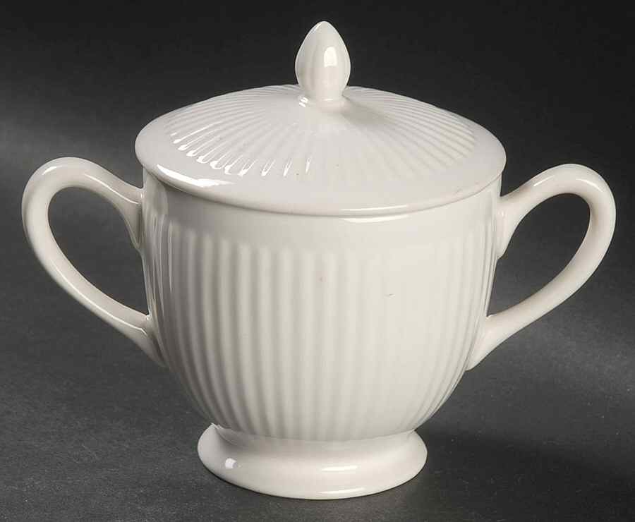 Elite Sugar Bowl & Lid by Nikko-1