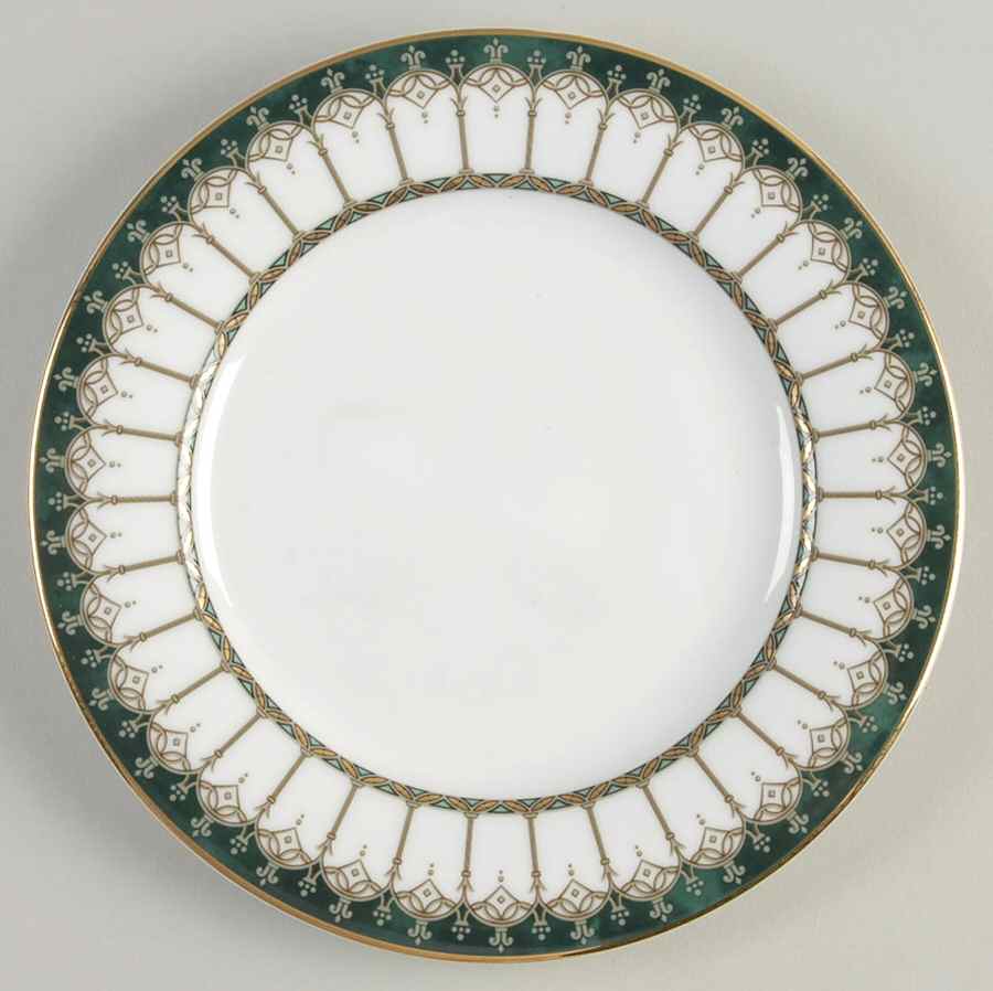 Emeraude Bread & Butter Plate/Gravy Underplate by Nikko-1