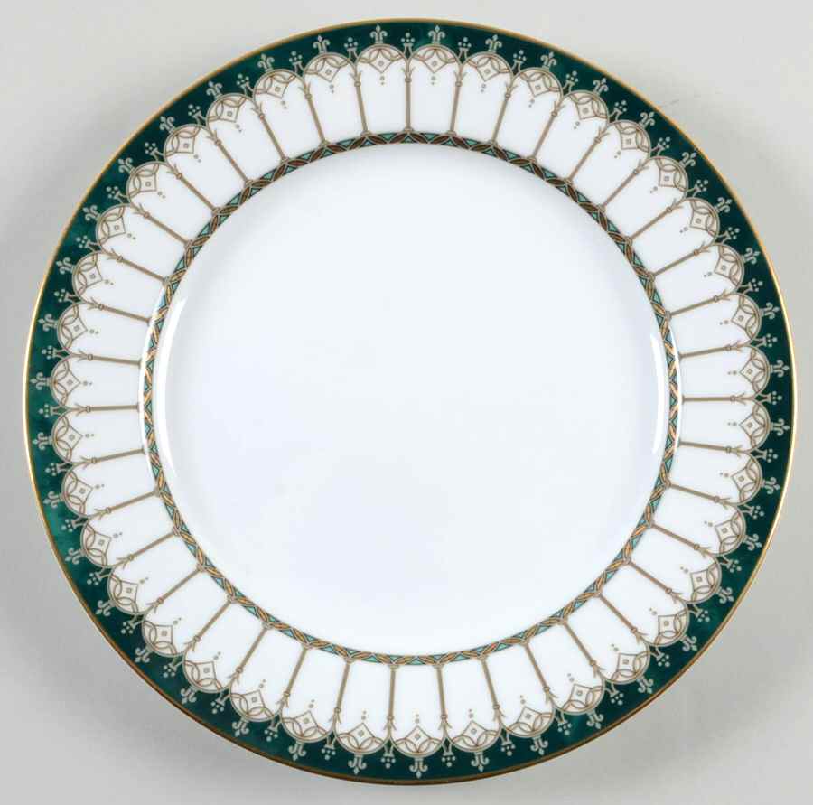 Emeraude Salad/Dessert Plate by Nikko-1