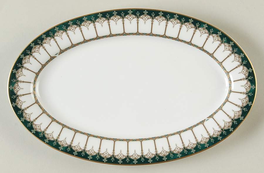 Emeraude Relish/Butter Tray by Nikko-1