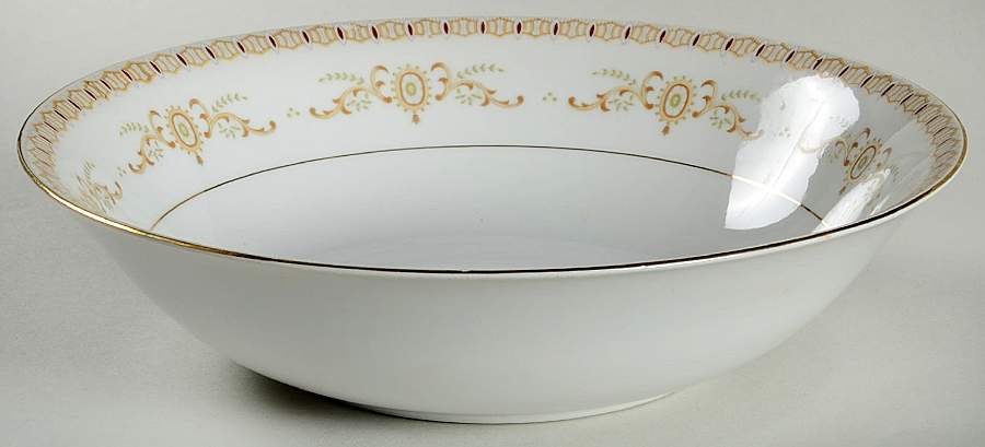 Empire 9" Round Vegetable Bowl by Nikko-1