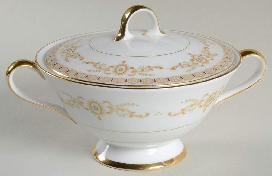 Empire Sugar Bowl & Lid by Nikko-1