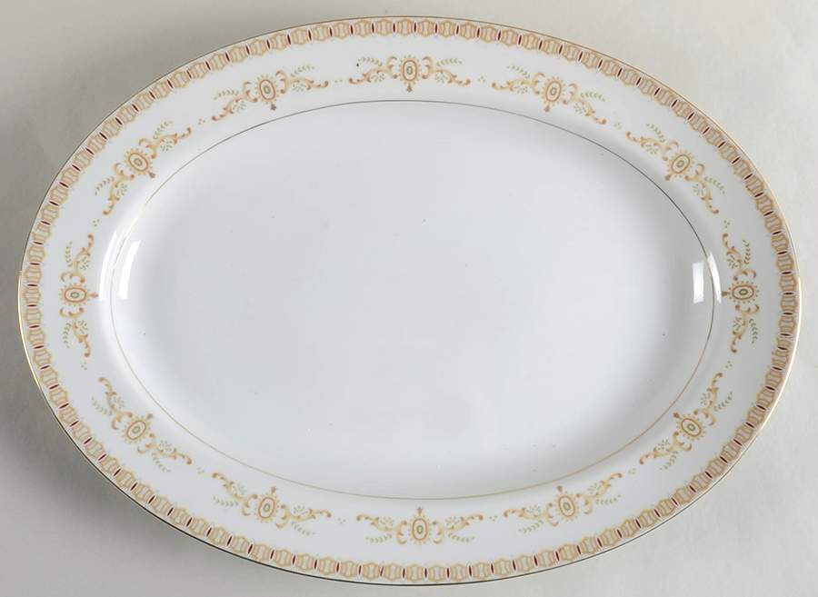 Empire 16" Oval Serving Platter by Nikko-1
