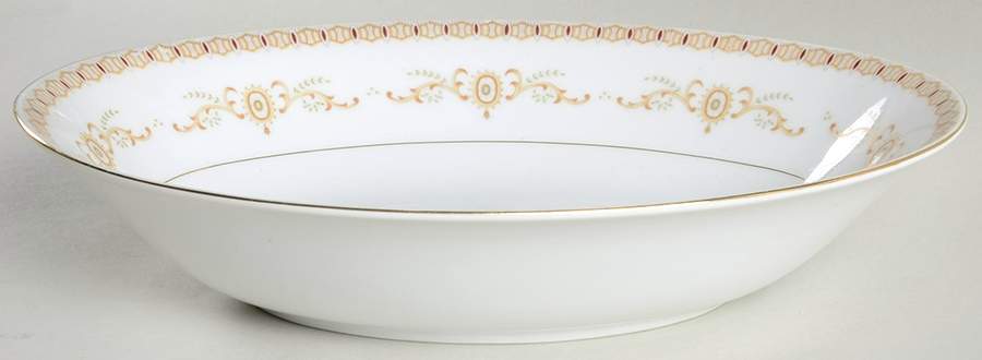 Empire 10" Oval Vegetable Bowl by Nikko-1