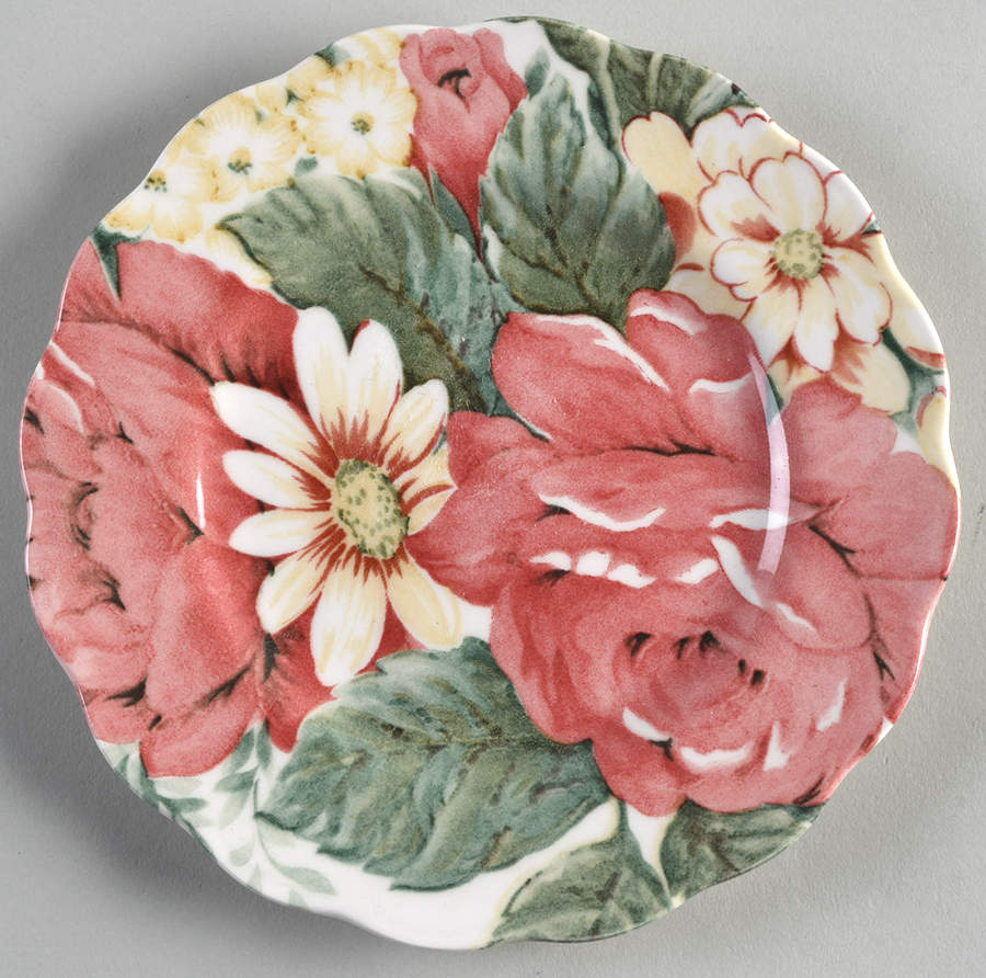 English Garden Bread & Butter Plate by Nikko-1