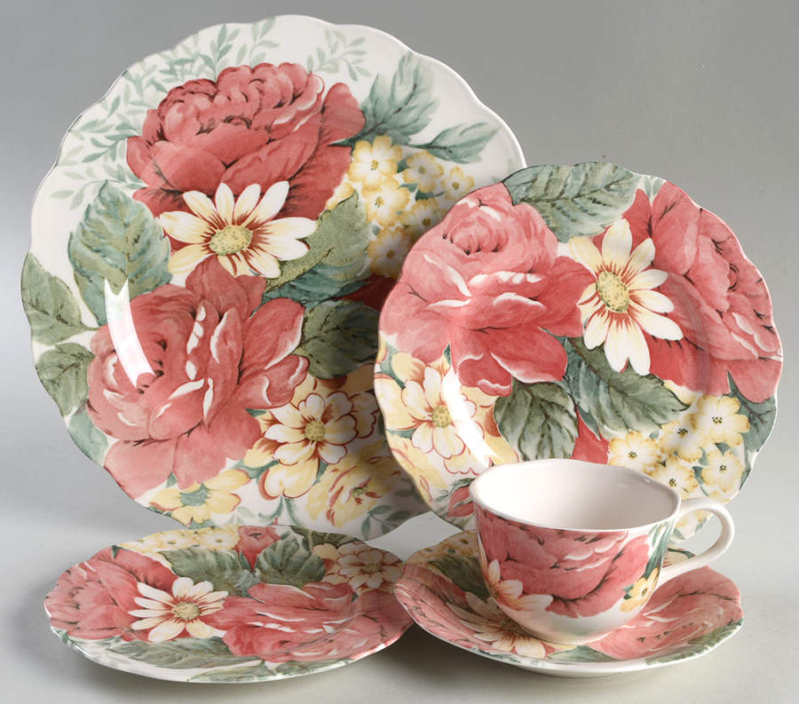 English Garden 5 Piece Place Setting by Nikko-1