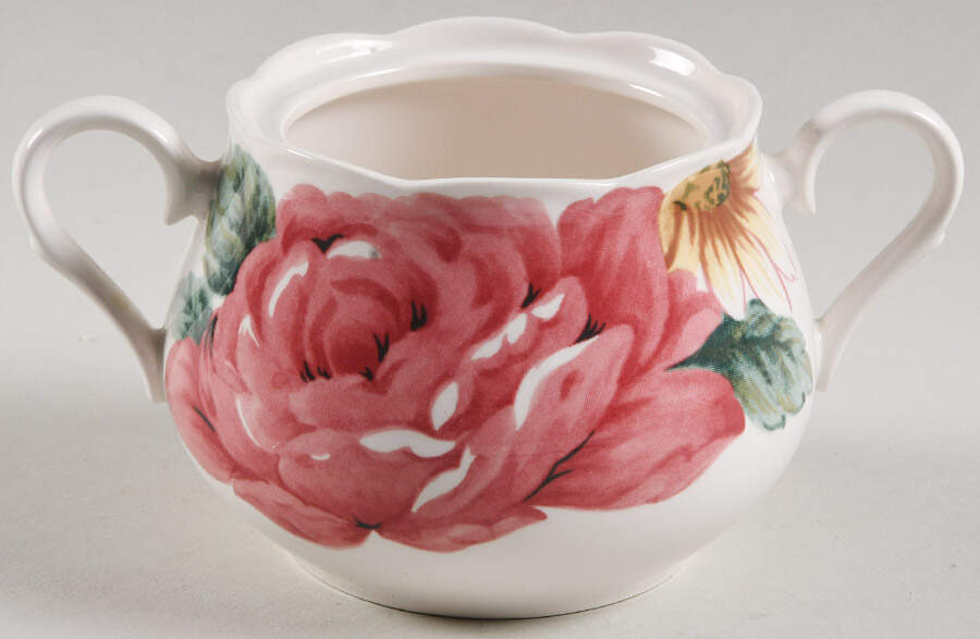English Garden Sugar Bowl No Lid by Nikko-1