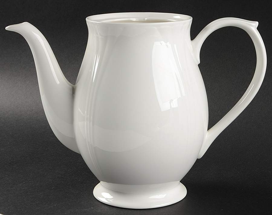 Estate White Coffee Pot No Lid by Nikko-1