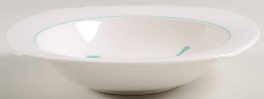 Evergreen Rim Soup Bowl by Nikko-1