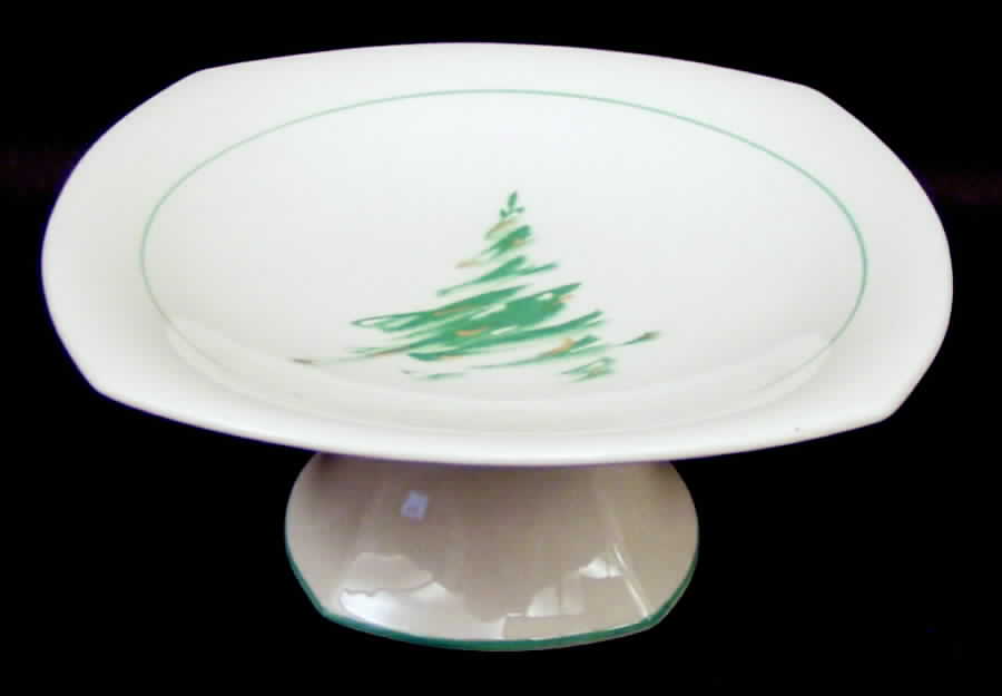 Evergreen Round Compote (Height X Width) by Nikko-1