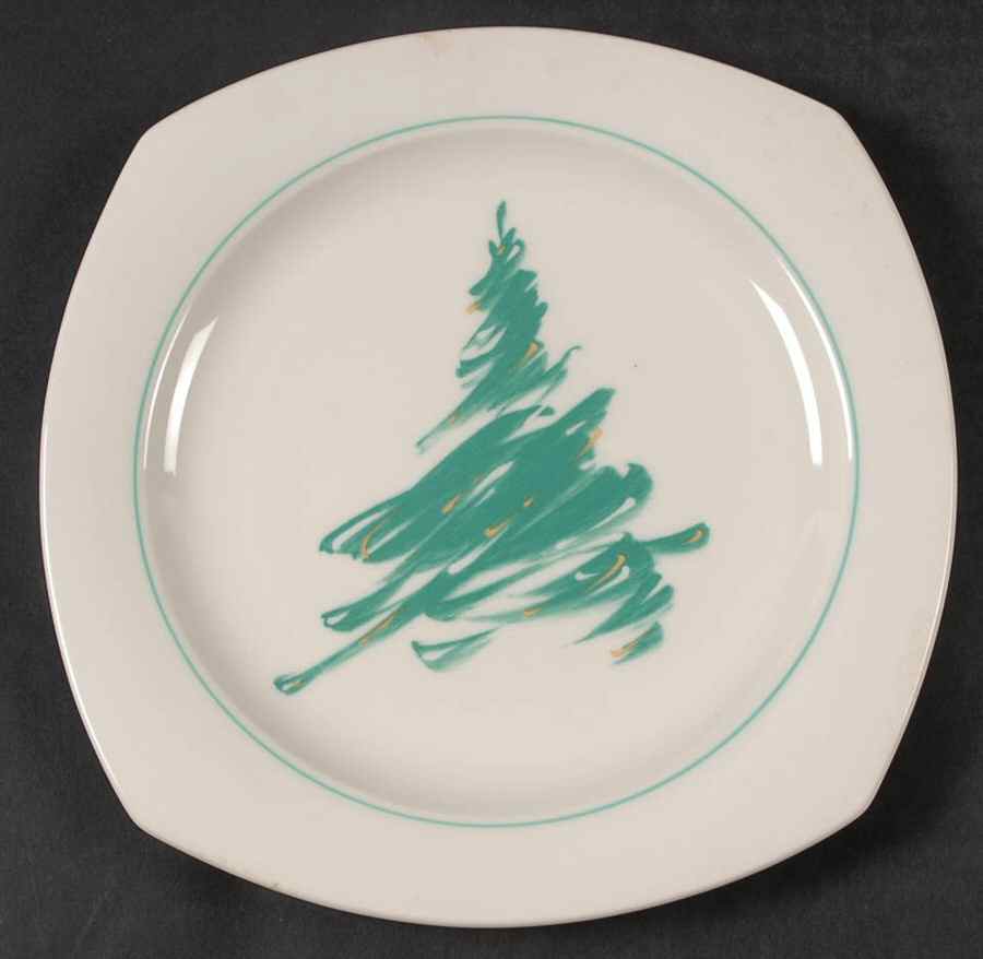 Evergreen Salad Plate by Nikko-1