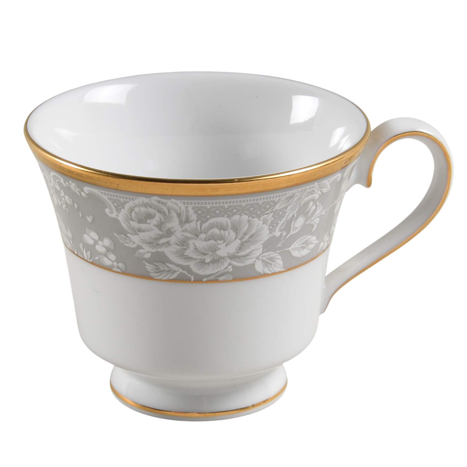 Evening Lace Flat Demitasse Cup by Nikko-1