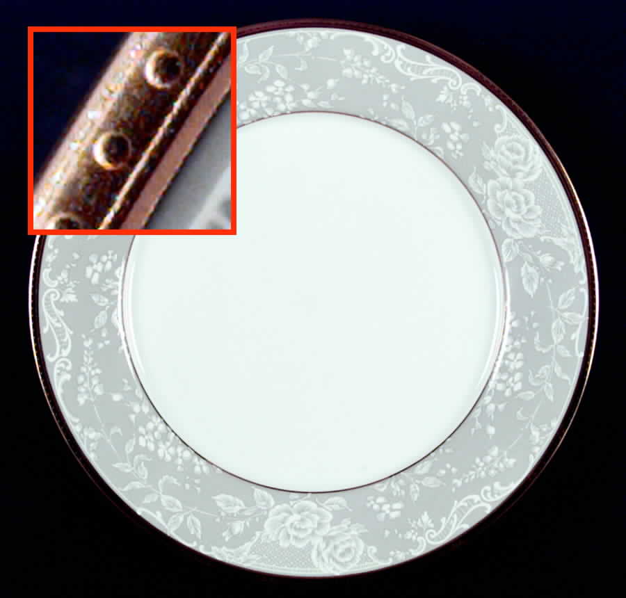 Evening Lace Dinner Plate by Nikko-1
