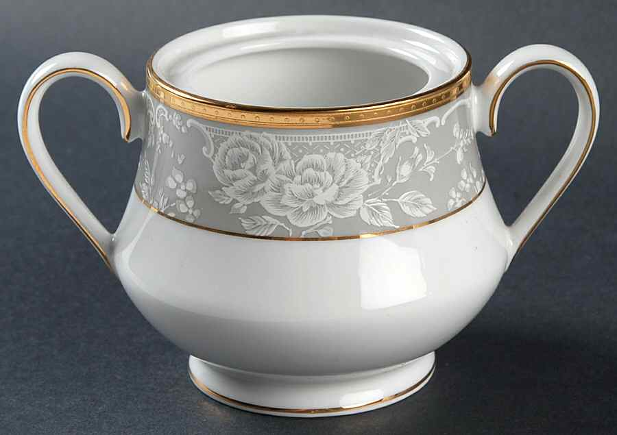 Evening Lace Sugar Bowl No Lid by Nikko-1