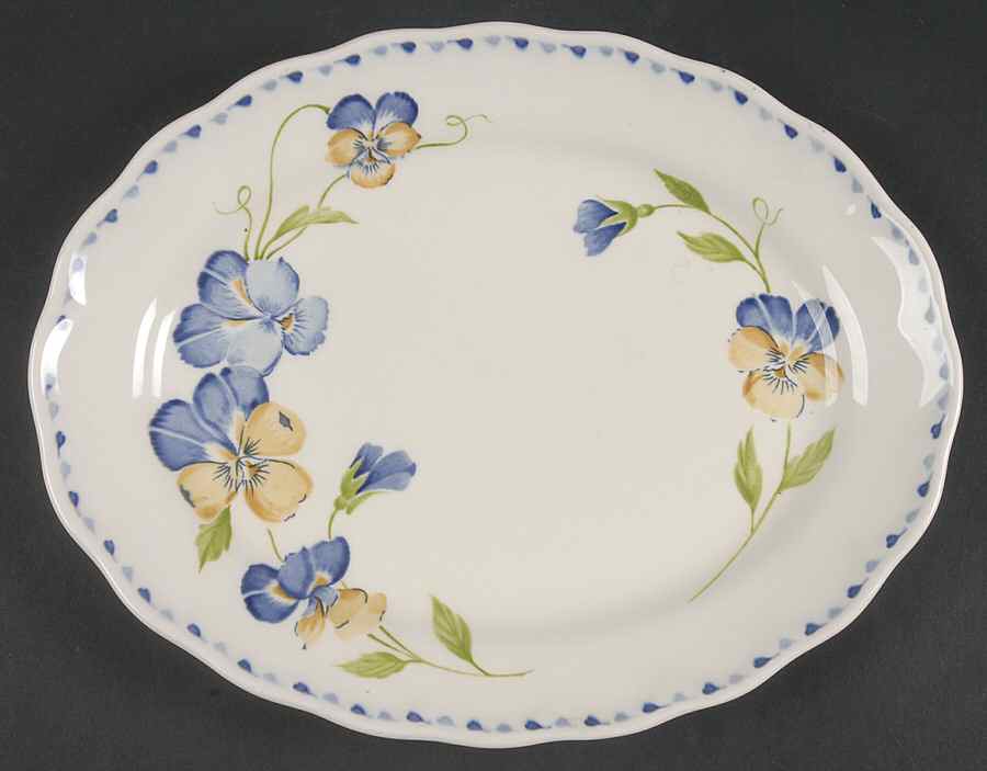 Fairfield 11" Oval Serving Platter by Nikko-1
