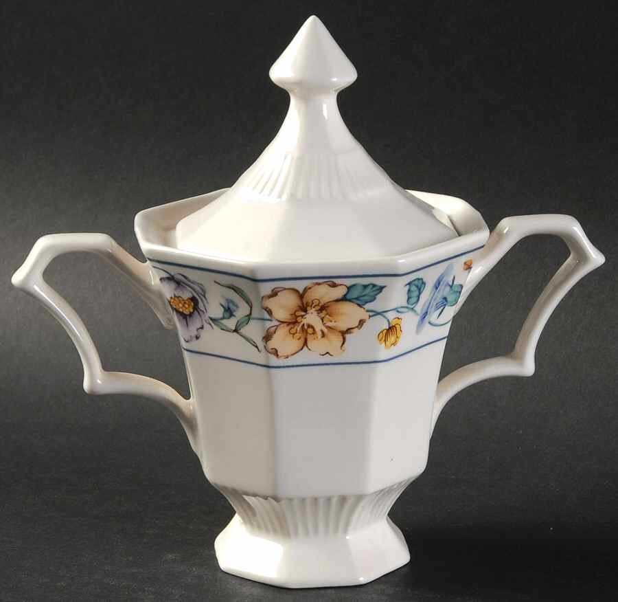 Fascination Sugar Bowl & Lid by Nikko-1