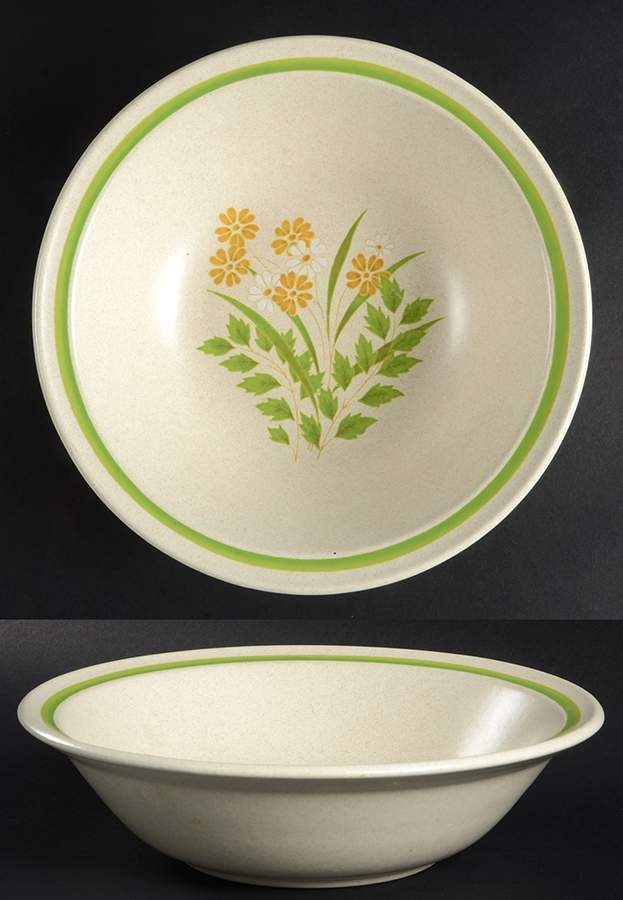Fern Green 9" Round Vegetable Bowl by Nikko-1