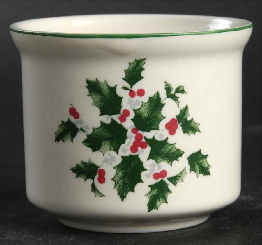 Festive Holly Votive Candleholder by Nikko-1