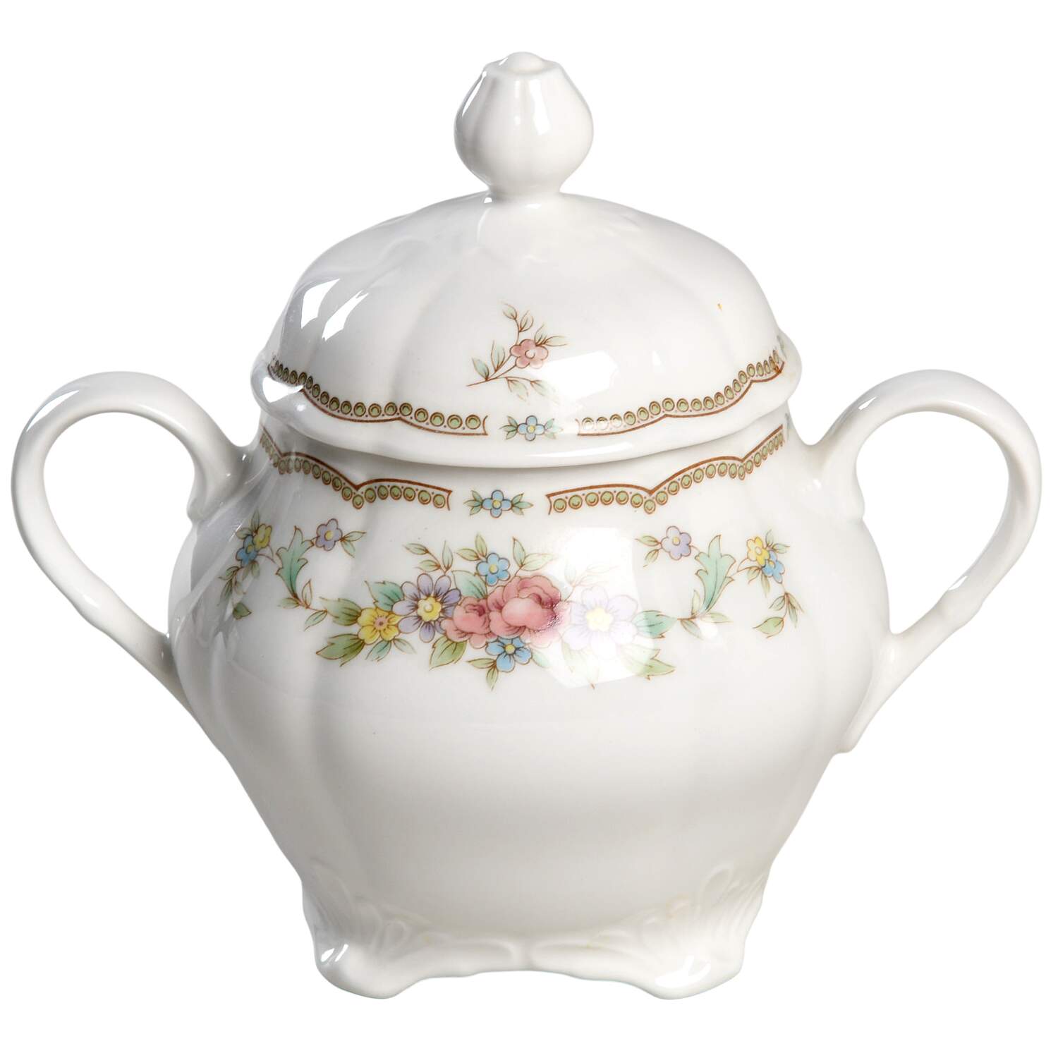 Felicity Sugar Bowl & Lid by Nikko-1