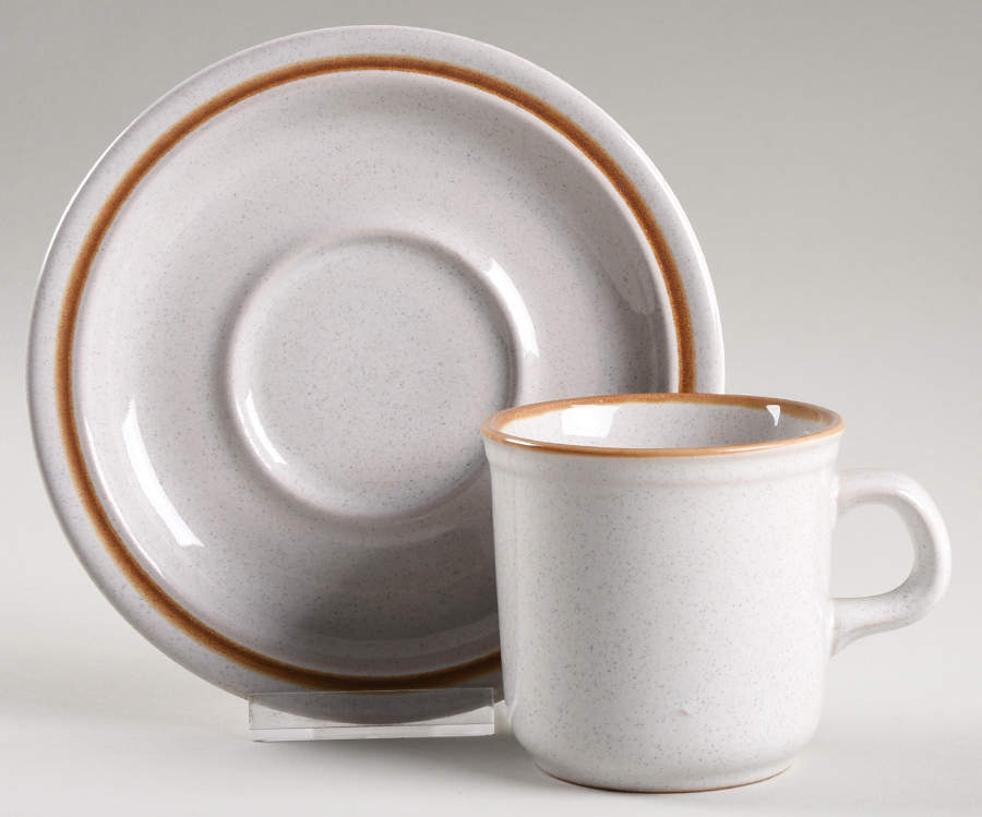 Ferndale Flat Cup & Saucer Set by Nikko-1
