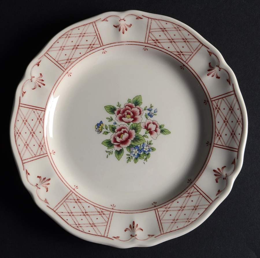 Flower Basket Salad Plate by Nikko-1