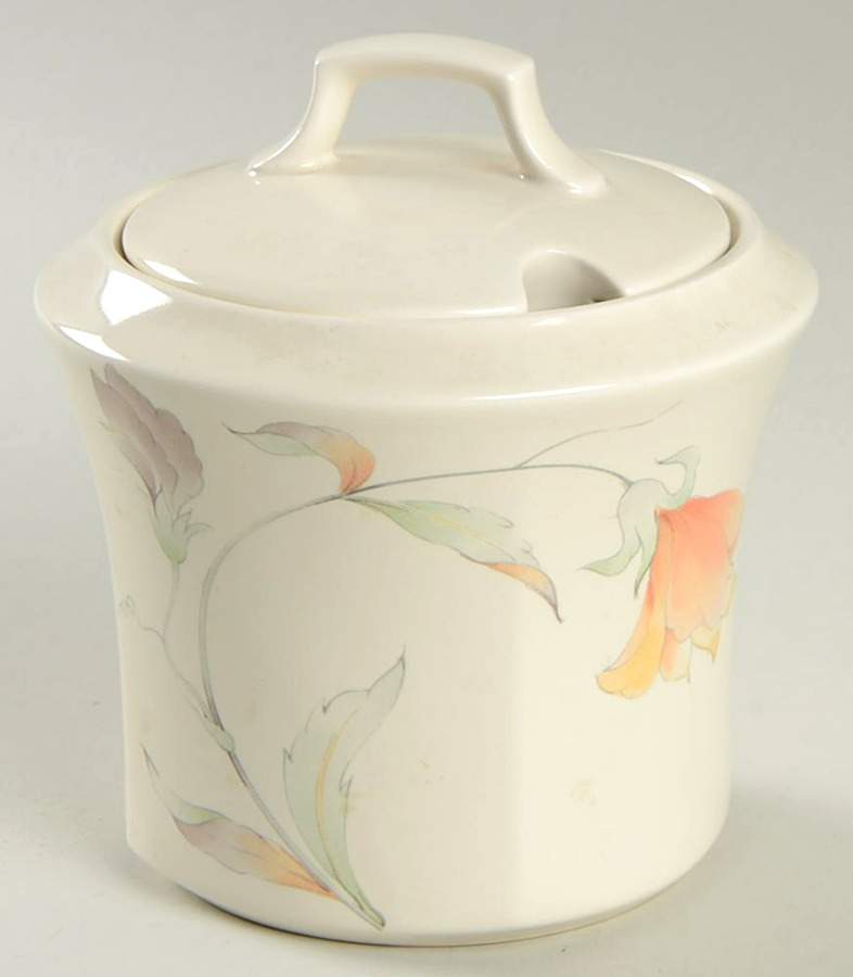 Flower Bells Sugar Bowl & Lid by Nikko-1