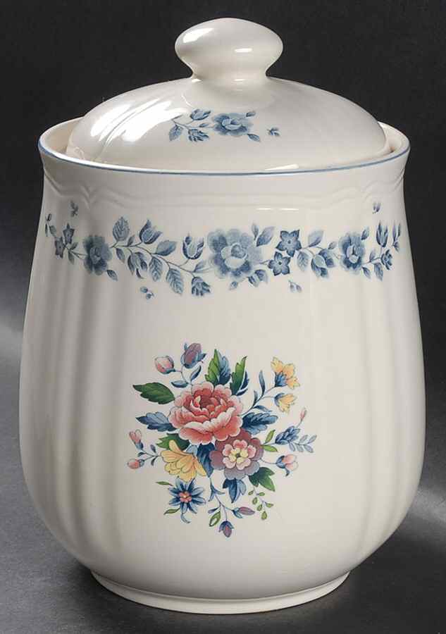 Flower Garden Extra Large Canister & Lid by Nikko-1