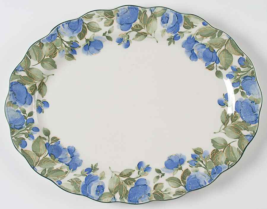 Flirtatious 14" Oval Serving Platter by Nikko-1