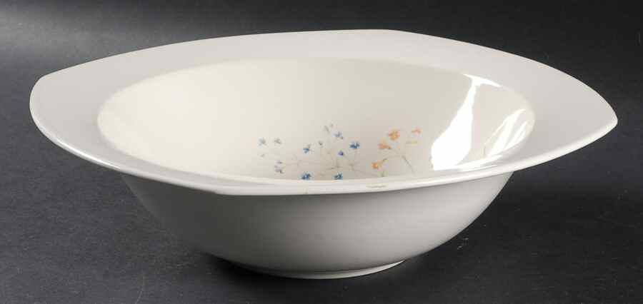 Floret (Quadrille Shape) 10" Round Vegetable Bowl by Nikko-1