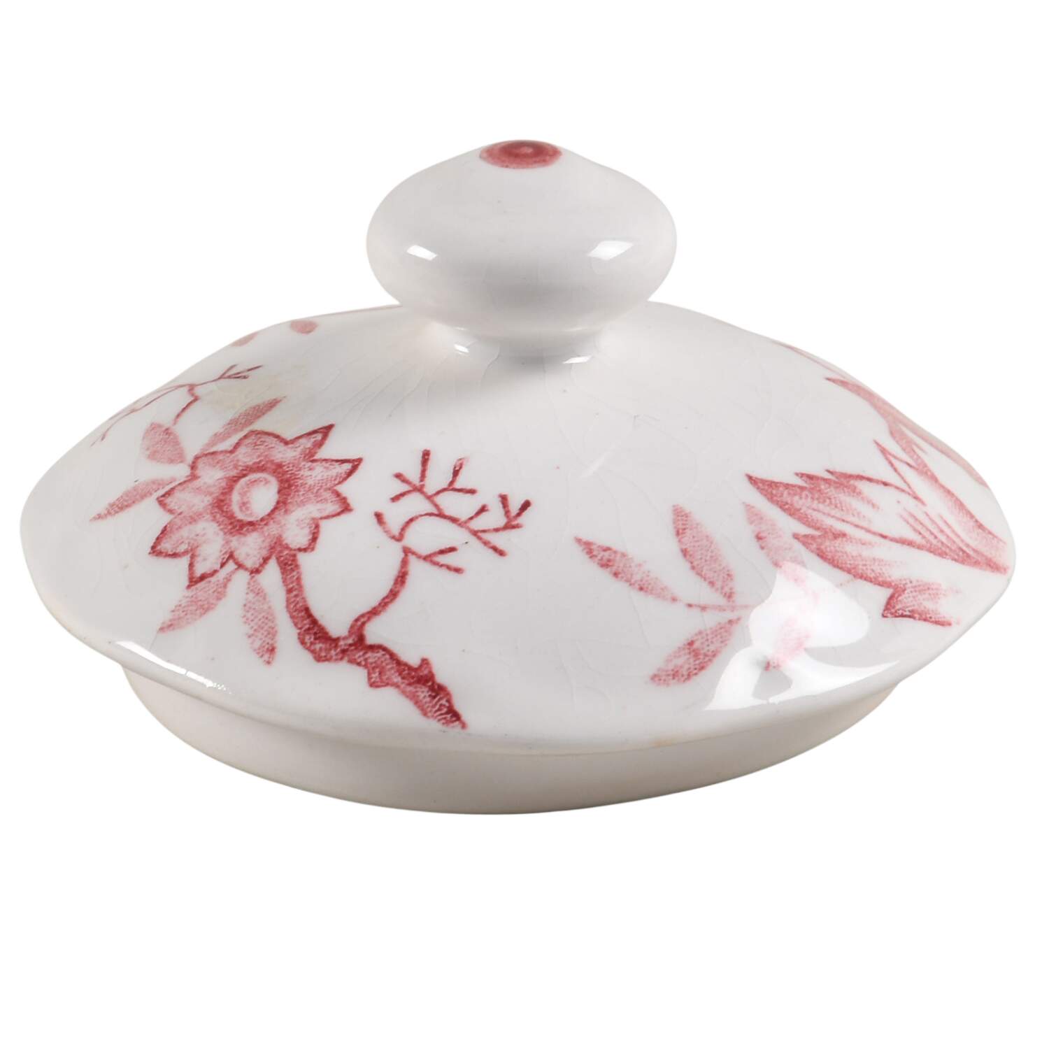 Flora Pink Lid for Sugar Bowl by Nikko-1