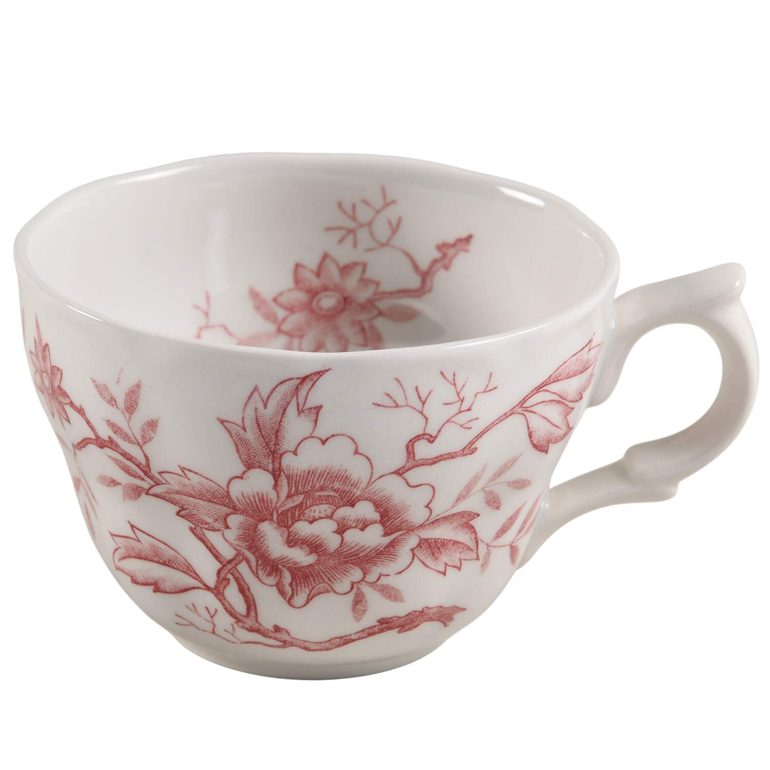 Flora Pink Flat Cup by Nikko-1