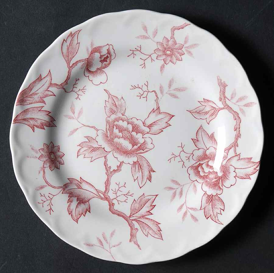 Flora Pink Bread & Butter Plate by Nikko-1