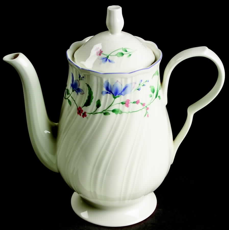 Floriana Coffee Pot & Lid by Nikko-1