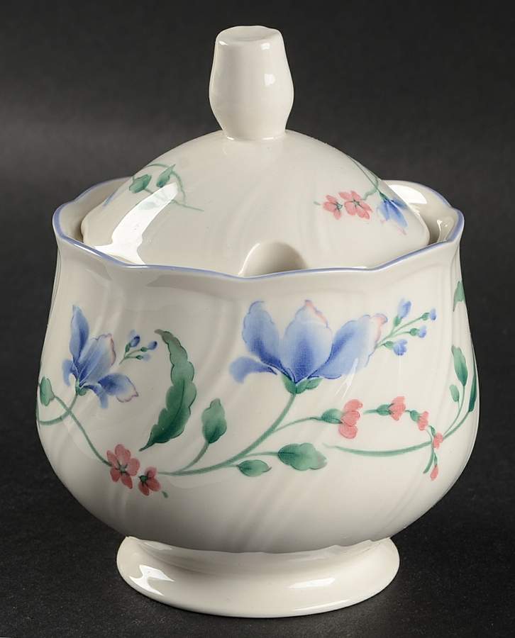 Floriana Sugar Bowl & Lid by Nikko-1