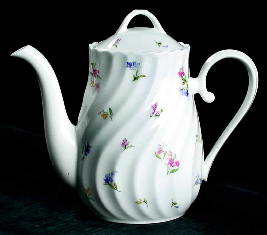 Floral Shower Coffee Pot & Lid by Nikko-1