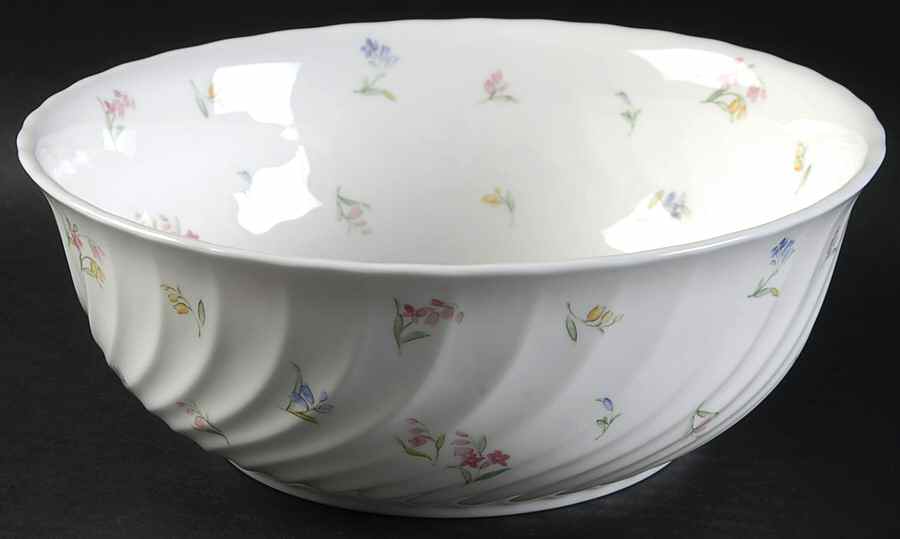 Floral Shower 9" Round Vegetable Bowl by Nikko-1