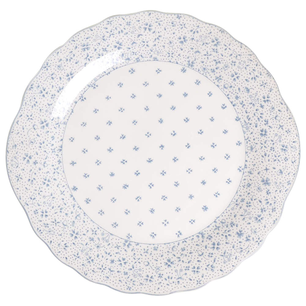 Forget-Me-Not 11" Round Tray w/Handles by Nikko-1