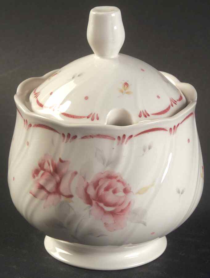 Full Bloom Sugar Bowl & Lid by Nikko-1