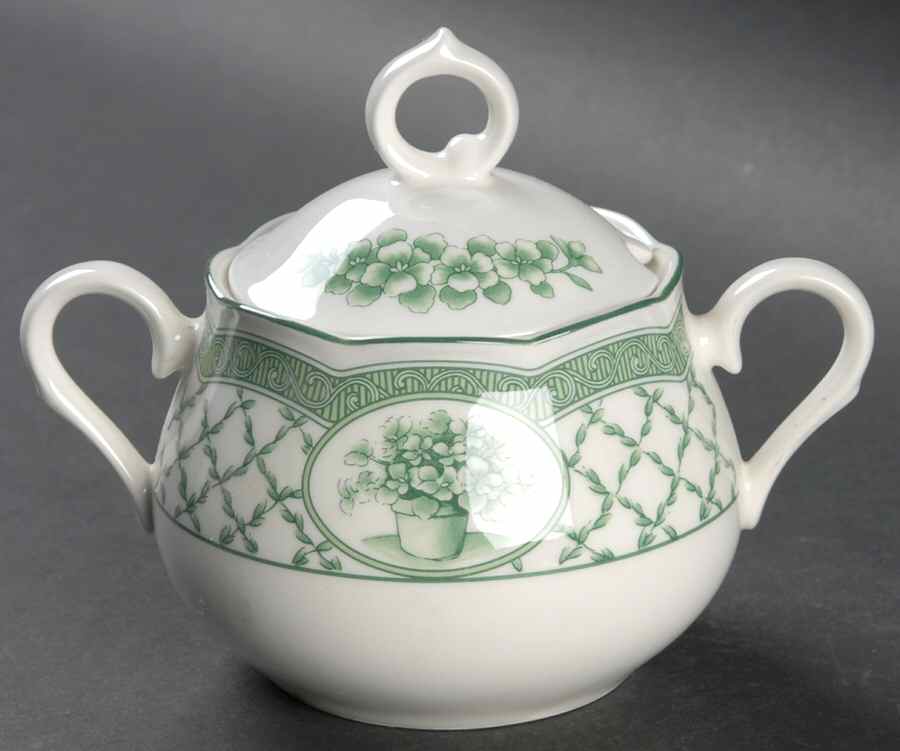 Garden Days Sugar Bowl & Lid by Nikko-1