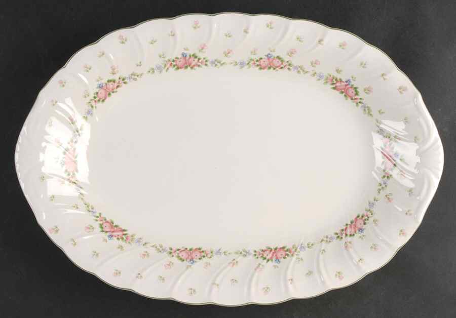 Garland 14" Oval Serving Platter by Nikko-1