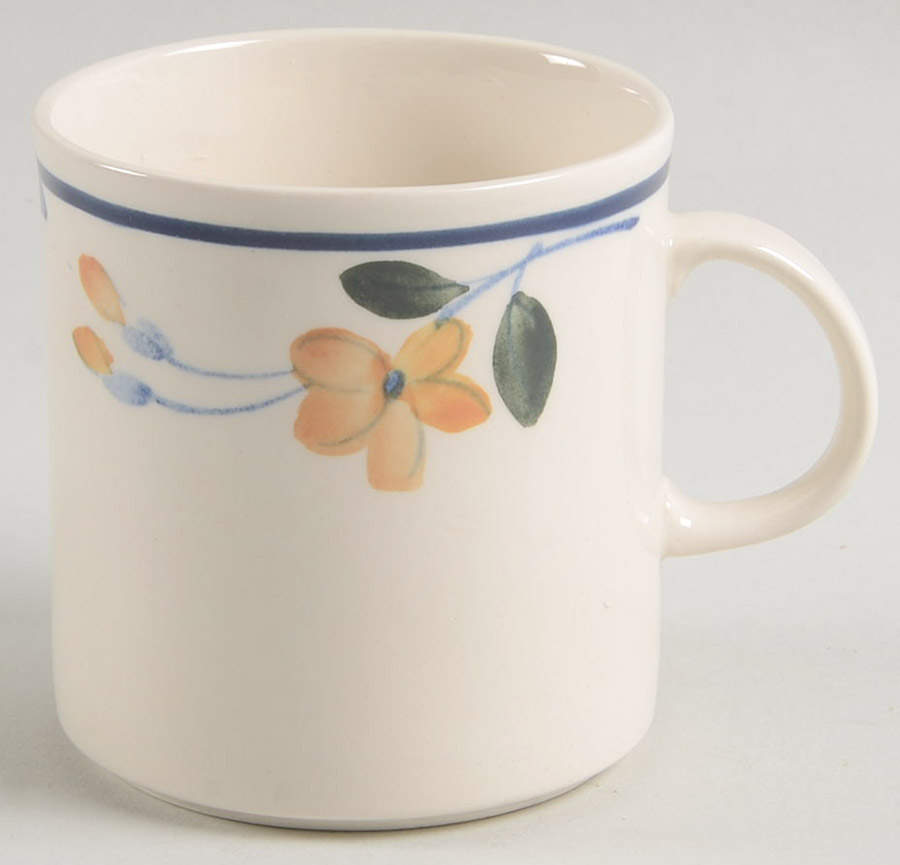 Golden Blossoms Flat Cup by Nikko-1