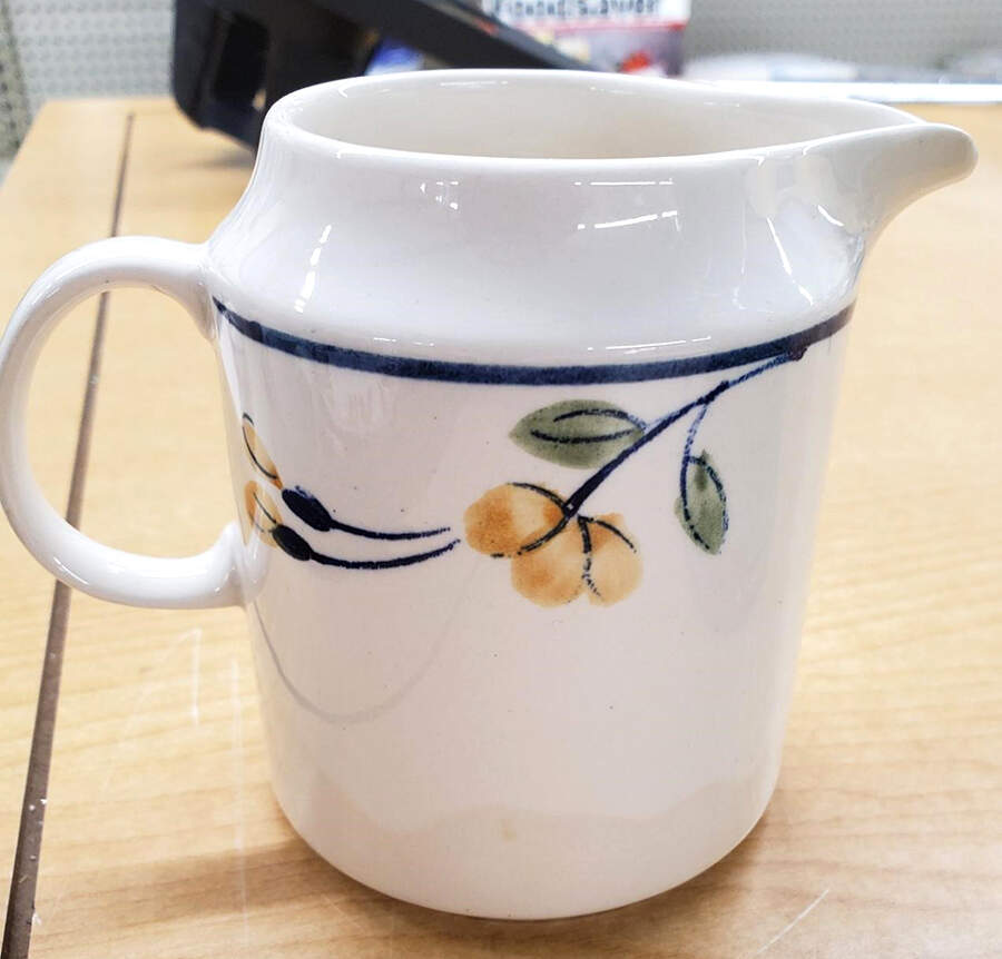 Golden Blossoms Creamer by Nikko-1