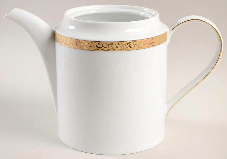 Gold Filigree Tea/Coffee Pot No Lid by Nikko-1