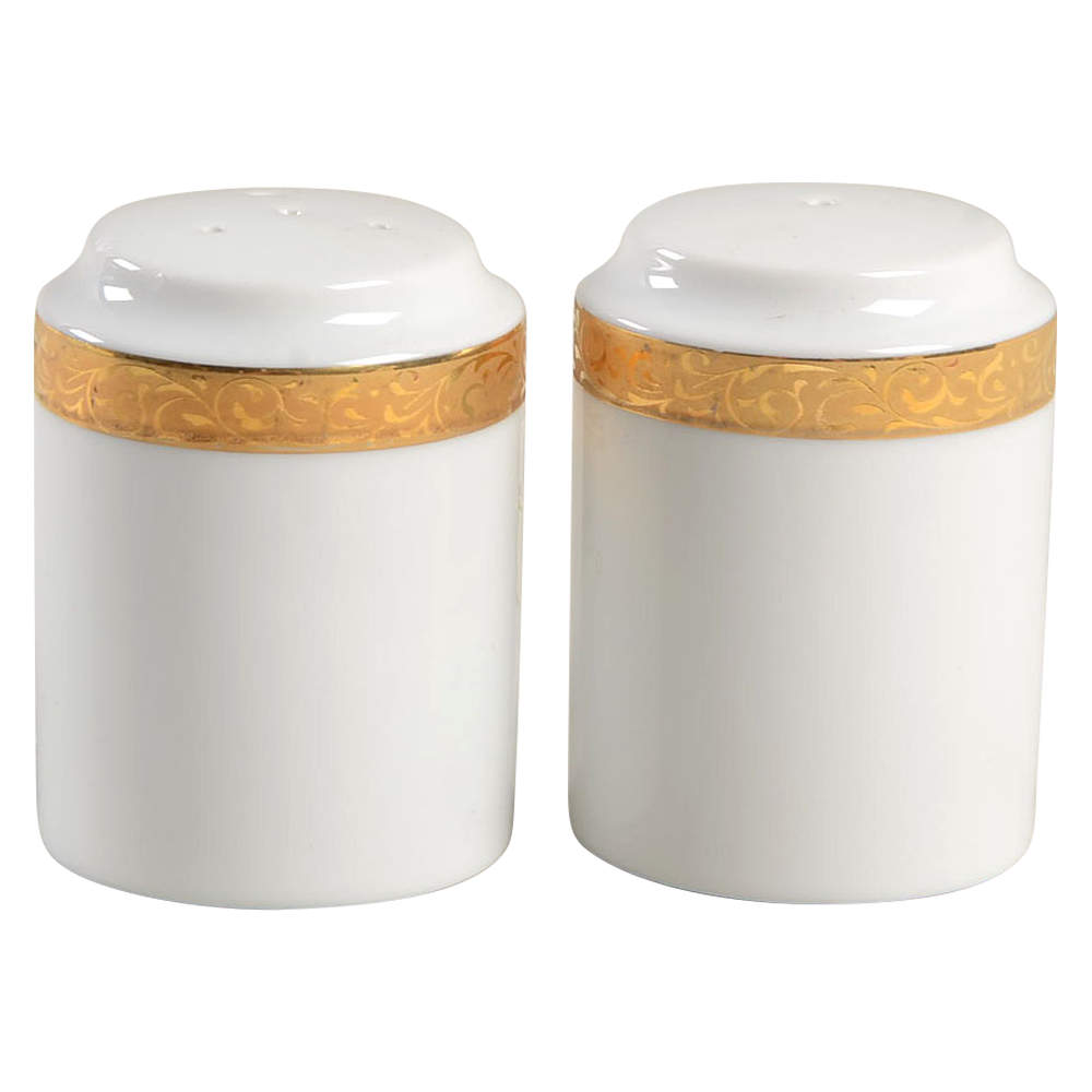 Gold Filigree Salt & Pepper Set by Nikko-1