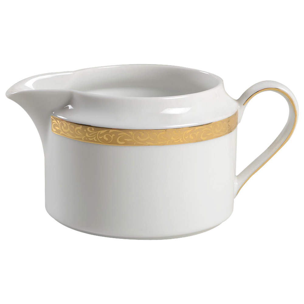 Gold Filigree Round Gravy Boat by Nikko-1
